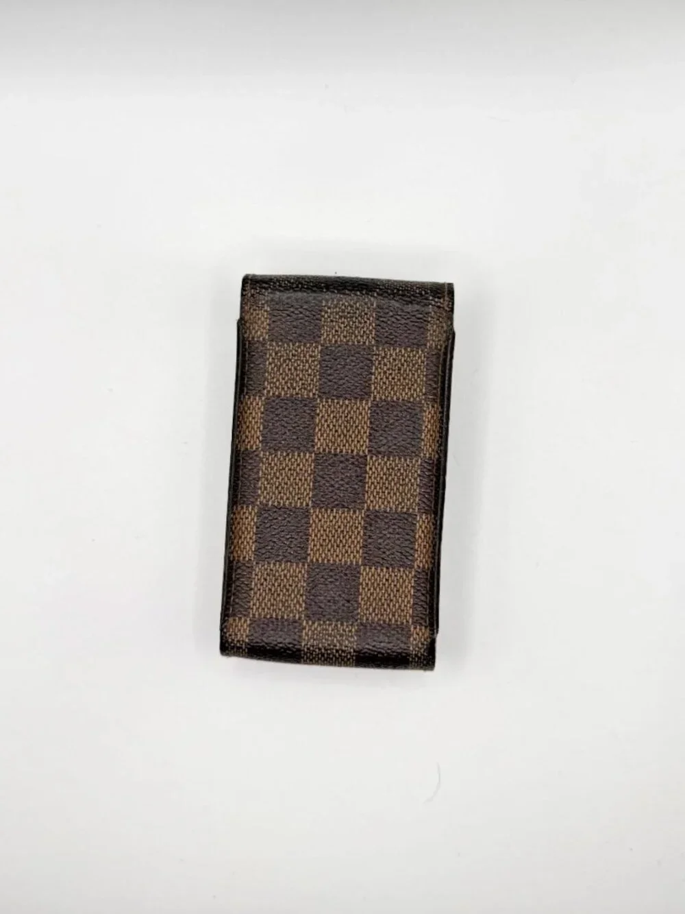 LOUIS VUITTON DAMIER EBENE ETUI CIGARETTE/MOBILE CASE HOLDER - NO COA